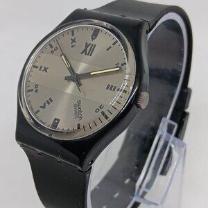 VINTAGE 1990 Swatch GB136 "Fortnum" 34mm Swiss Watch